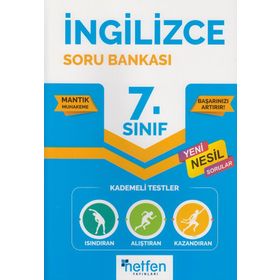 7. Sınıf İngilizce Soru Bankası Netfen Yayınları