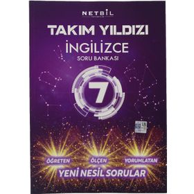 7.Sınıf İngilizce Takım Yıldızı Soru Bankası Netbil Yayınları