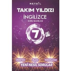 7.Sınıf İngilizce Takım Yıldızı Soru Bankası Netbil Yayınları