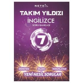 7.Sınıf İngilizce Takım Yıldızı Soru Bankası Netbil Yayınları