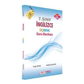 7. Sınıf İngilizce Üç Renk Soru Bankası Esen Yayınları