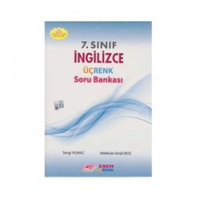 7. Sınıf İngilizce Üç Renk Soru Bankası Esen Yayınları