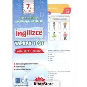 7. Sınıf İngilizce Yaprak Test Komisyon Bulut Eğitim ve Kültür Yayınları