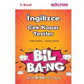 7. Sınıf İngilizce Yaprak Test Komisyon Bulut Eğitim ve Kültür Yayınları