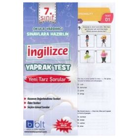 7. Sınıf İngilizce Yaprak Test Komisyon Bulut Eğitim ve Kültür Yayınları