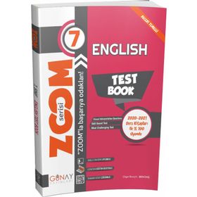 7. Sınıf İngilizce Zoom Soru Bankası-Günay Yayınları
