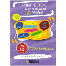 7. Sınıf İokbs Sosyal Bilgiler 10 Deneme-Branş Akademi Yayınları