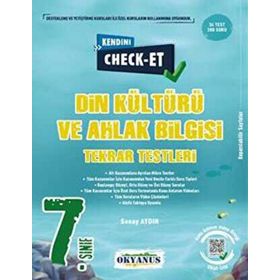7. Sınıf Kendini Check Et Din Kültürü Ve Ahlak Bilgisi Tekrar Testleri - Okyanus Yayıncılık
