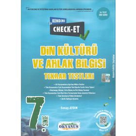 7. Sınıf Kendini Check Et Din Kültürü Ve Ahlak Bilgisi Tekrar Testleri - Okyanus Yayıncılık