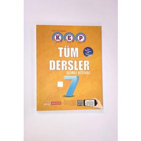 7.Sınıf KEP Tüm Dersler Soru Bankası - Kırmızı Beyaz Yayınları