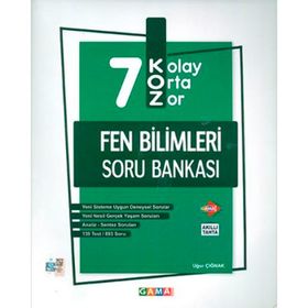 7. Sınıf Koz Fen Bilimleri Soru Bankası-Gama Yayınları