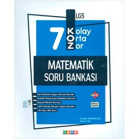 7. Sınıf Koz Matematik Soru Bankası-Gama Yayınları