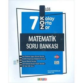 7. Sınıf Koz Matematik Soru Bankası-Gama Yayınları