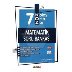 7. Sınıf Koz Matematik Soru Bankası-Gama Yayınları