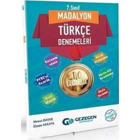 7. Sınıf Madalyon 10 lu Türkçe Denemeleri - Gezegen Yayıncılık