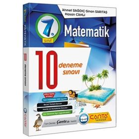 7. Sınıf Matematik 10 Branş Denemesi Ahmet Sağdıç Çanta Yayınları