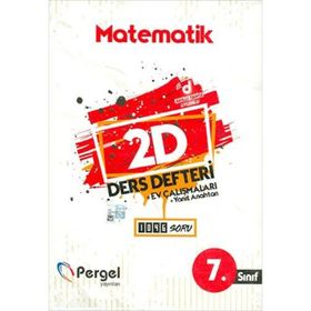7. Sınıf Matematik 2D Ders Defteri Ev Çalışmaları-Pergel Yayınları