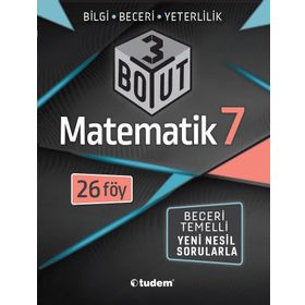 7. Sınıf Matematik 3 Boyut Yeni Nesil Sorularla-Tudem Yayınları