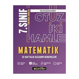 7. Sınıf Matematik 32 Haftalık Kazanım Denemeleri Startfen Yayınları