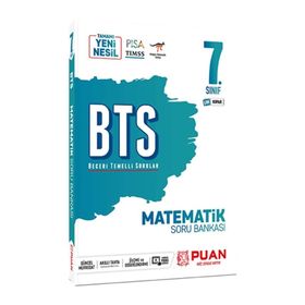 7. Sınıf Matematik BTS Beceri Temelli Soru Bankası-Puan Yayınları