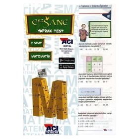 7. Sınıf Matematik Efsane Çek Kopart Yaprak Test-Açı Yayınları