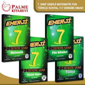 7. Sınıf Matematik Enerji 7+7 Deneme Sınavı-Palme Yayınevi