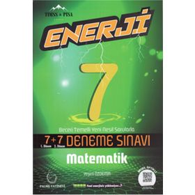 7. Sınıf Matematik Enerji 7+7 Deneme Sınavı-Palme Yayınevi
