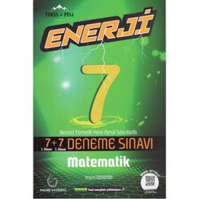 7. Sınıf Matematik Enerji 7+7 Deneme Sınavı-Palme Yayınevi