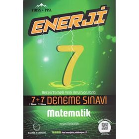 7. Sınıf Matematik Enerji 7+7 Deneme Sınavı-Palme Yayınevi