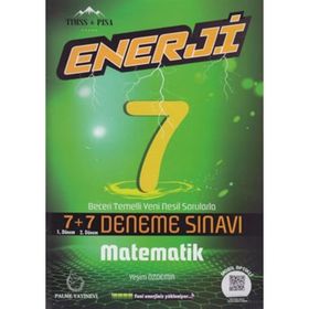 7. Sınıf Matematik Enerji 7+7 Deneme Sınavı-Palme Yayınevi