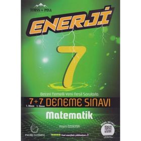 7. Sınıf Matematik Enerji 7+7 Deneme Sınavı-Palme Yayınevi
