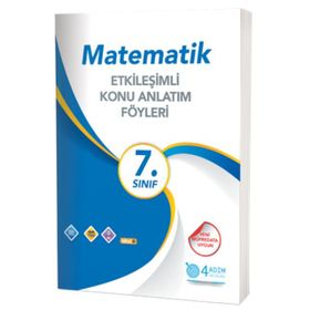7. Sınıf Matematik Etkinlik Konu Anlatım Föyleri 4 Adim Yayınları