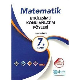 7. Sınıf Matematik Etkinlik Konu Anlatım Föyleri 4 Adim Yayınları