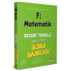 7. Sınıf Matematik Garantör Beceri Temelli Soru Bankası-Data Yayınları
