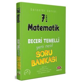 7. Sınıf Matematik Garantör Beceri Temelli Soru Bankası-Data Yayınları
