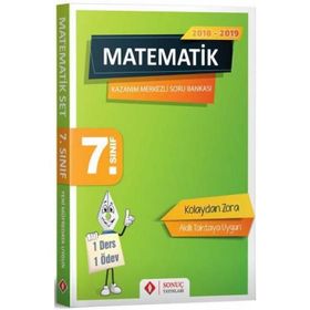 7. Sınıf Matematik Kazanım Merkezli Soru Bankası Seti Sonuç Yayınları