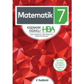 7. Sınıf Matematik Kazanım Odaklı HBA - Tudem Yayınları