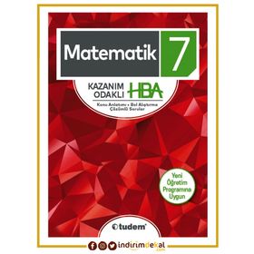 7. Sınıf Matematik Kazanım Odaklı HBA - Tudem Yayınları