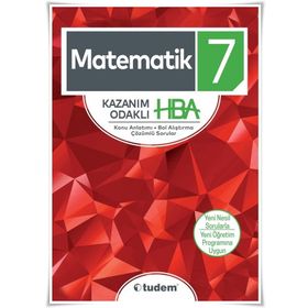 7. Sınıf Matematik Kazanım Odaklı HBA - Tudem Yayınları