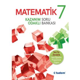 7. Sınıf Matematik Kazanım Odaklı Soru Bankası Tudem Yayınları