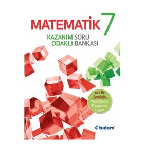 7. Sınıf Matematik Kazanım Odaklı Soru Bankası Tudem Yayınları