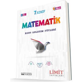 7.sınıf Matematik Konu Anlatım Föyleri - Limit Yayınları