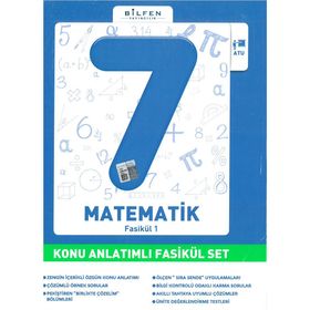 7. Sınıf Matematik Konu Anlatımlı Fasikül Set - Bilfen Yayınları
