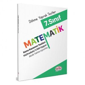 7. Sınıf Matematik Konu Kazanım Testleri - Editör Yayınları