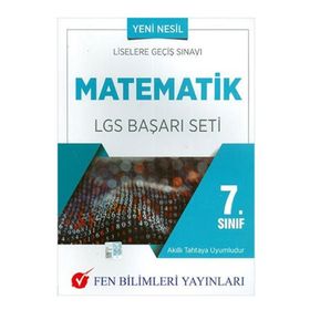 7. Sınıf Matematik LGS Başarı Seti Fen Bilimleri Yayınları
