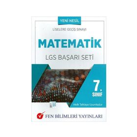 7. Sınıf Matematik LGS Başarı Seti Fen Bilimleri Yayınları