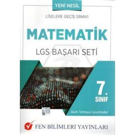 7. Sınıf Matematik LGS Başarı Seti Fen Bilimleri Yayınları
