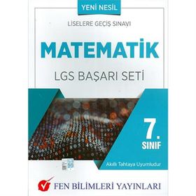 7. Sınıf Matematik LGS Başarı Seti Fen Bilimleri Yayınları