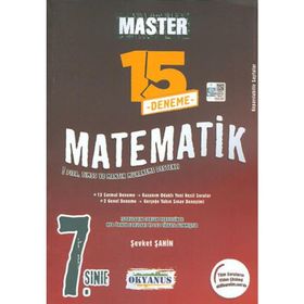 7.Sınıf Matematik Master 15 Matematik Deneme-Okyanus Yayınları
