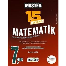7.Sınıf Matematik Master 15 Matematik Deneme-Okyanus Yayınları